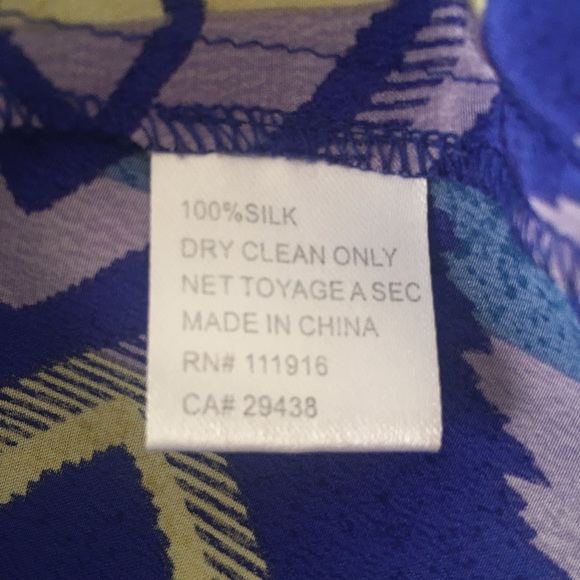 Yumi Kim Printed Silk Top - Picture 3 of 3